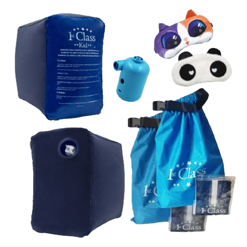 Package E: Two Pillows + Pump + Two Tray Cover/Bag Set